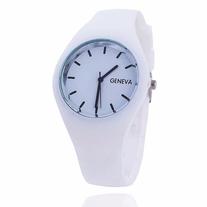 Casual simple style Jelly quartz-watch Silicone Strap ladies bracelet watch Perfect Gift watches for women Relojes hombre 2021