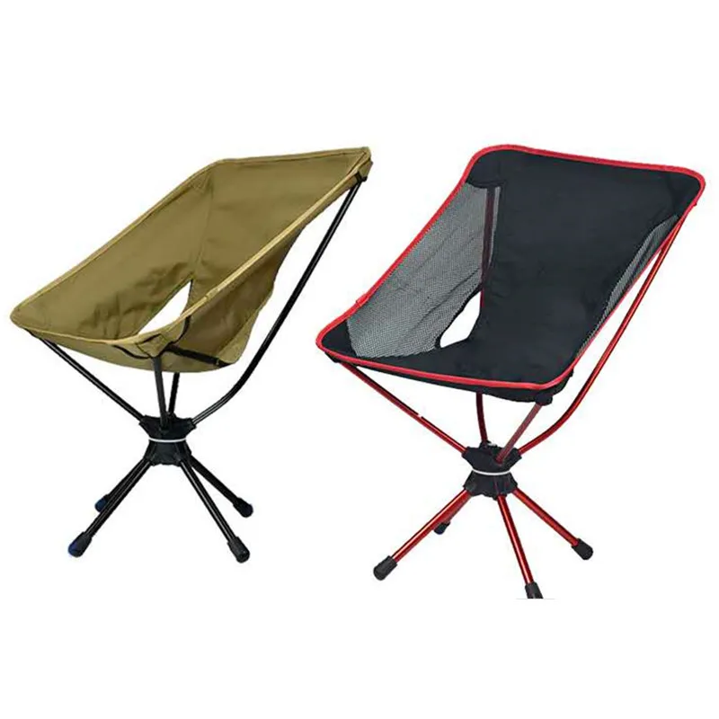 Поворотный стул для кемпинга, вращающийся на 360 градусов стул для отдыха на открытом воздухе, стул для пикника, стул для рыбалки на поле, портативный стул Moon