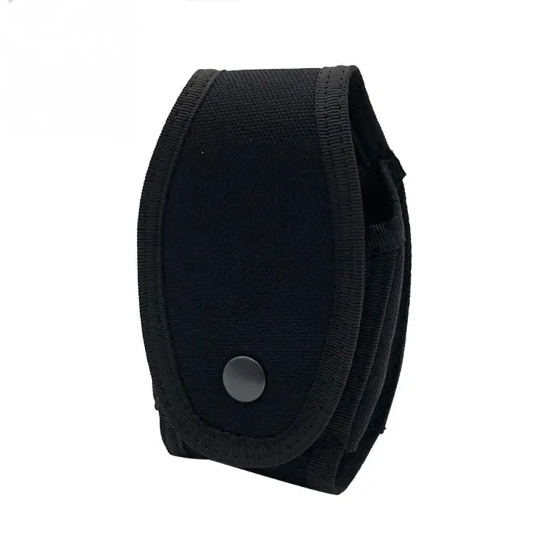 

Nylon Tactical Sports Outdoor Snap Button Waist Bag Pouch Handcuff Holder Wear Resistant Practical Holster Hunting Portable