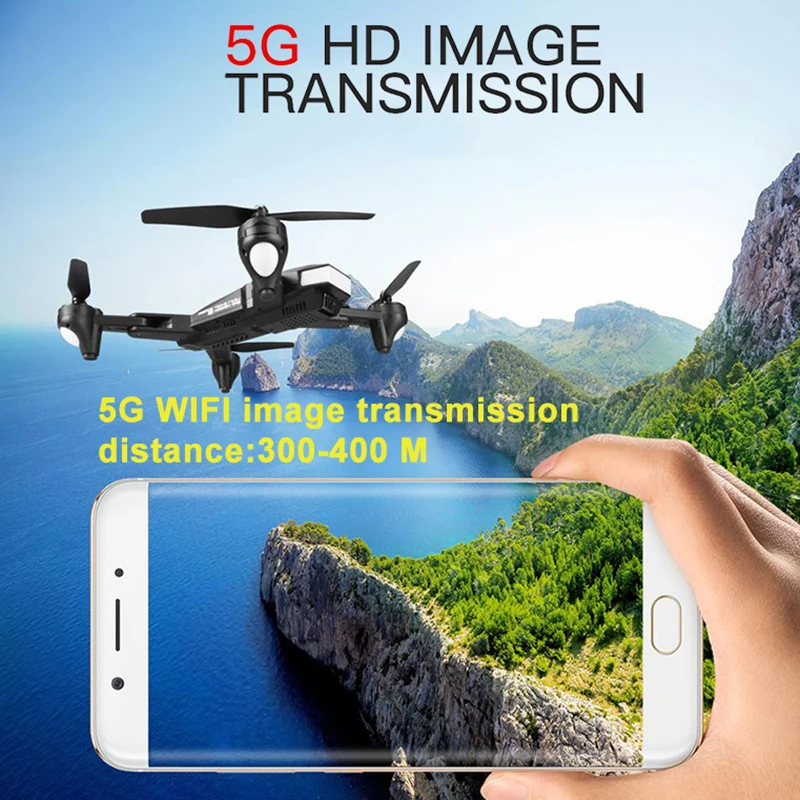 KEELEAD C53 gps Дрон 4K 5G wifi FPV двойная камера дроны профессиональный оптический поток без потери режим gps складной Радиоуправляемый квадрокоптер Дрон