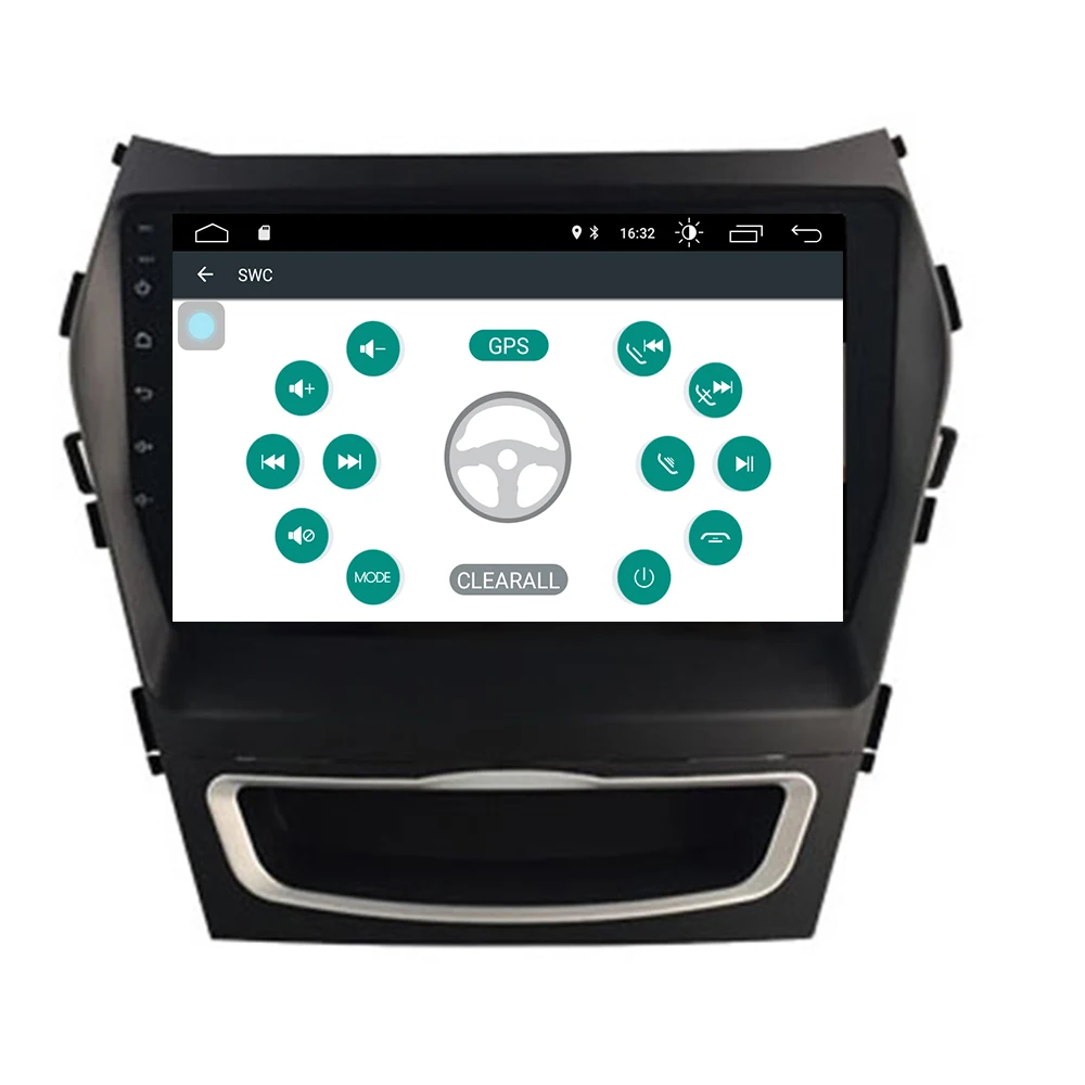 Новое поступление! Android 9,0 2.5D автомобильный dvd для hyundai IX45 Santa fe 2013- Мультимедиа GPS Радио стерео карта gps-навигации камера