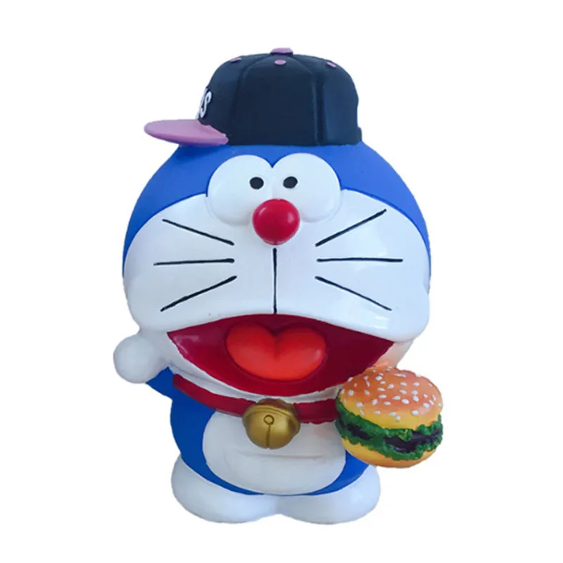 Большая Милая мультяшная копилка, большая копилка Doraemon Cat, копилка для денег, копилка для детей, копилка, копилка, Alcanscia Creativas Bank, аниме - Цвет: hamburger
