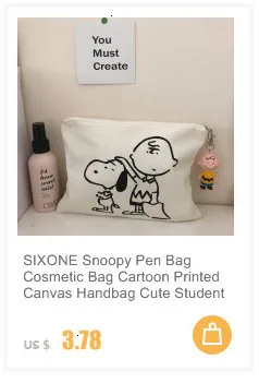SIXONE Симпатичные Snoopys портативный карманный школьный блокнот изгой собака маленький кавайный блокнот канцелярский дневник блокнот
