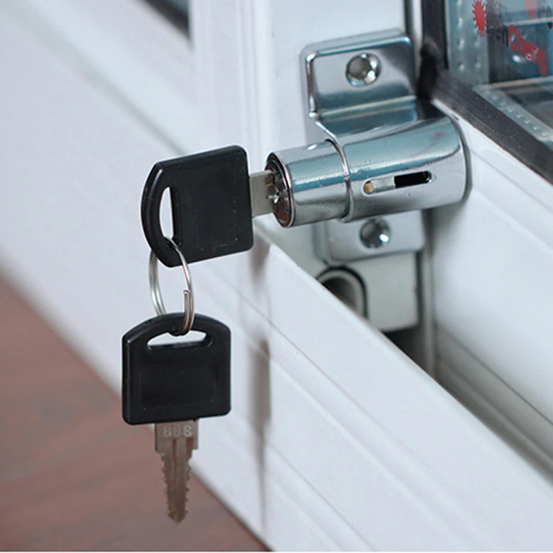 Aluminum Alloy Sliding Lock Lock Baby Protection Keyed Accessories Window Lock 
