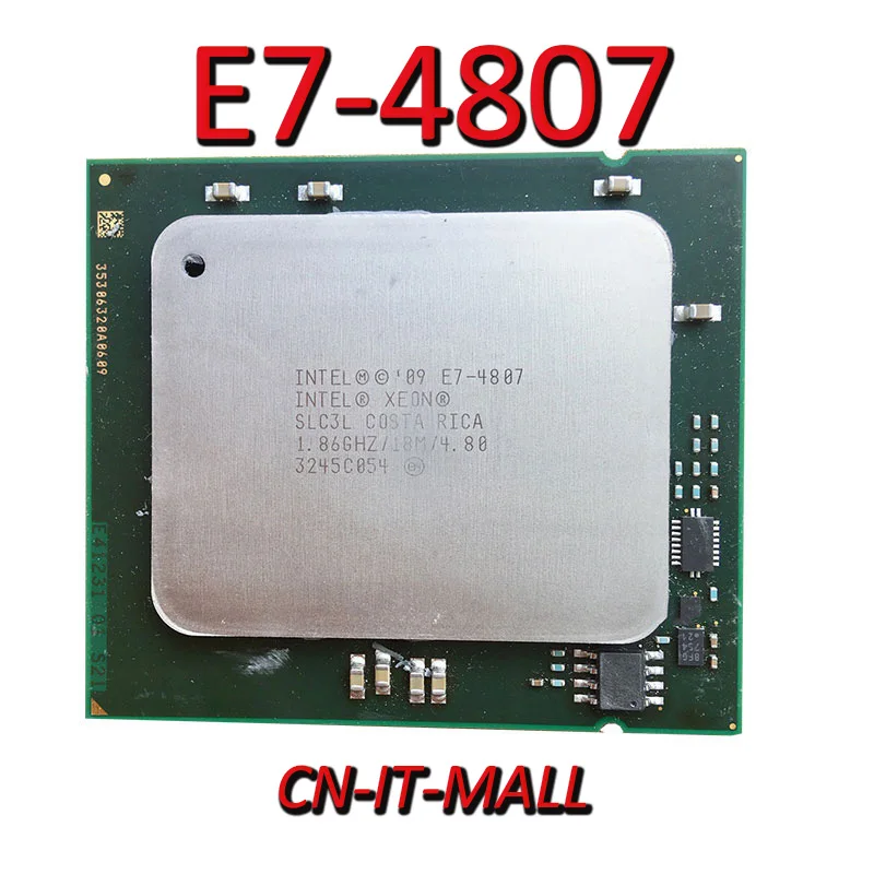 Вытянутый Xeon E7-4807 серверный процессор 1 86G 18M 6-ядерный 12-поточный LGA1567 | Компьютеры