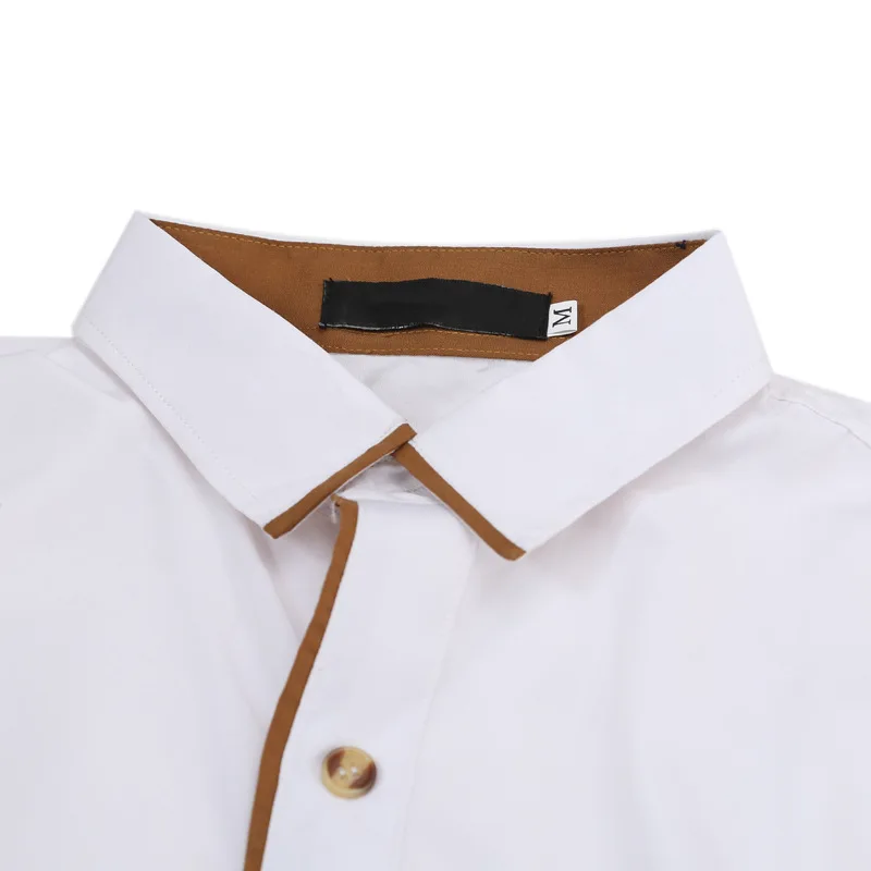 Для Мужчин's Повседневная рубашка Slim Fit Для Мужчин's Повседневное на пуговицах Рубашка мужская с длинным рукавом официальные сорочки Для мужчин мужской Костюмы