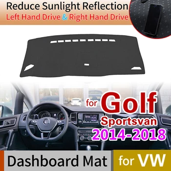 

for Volkswagen VW Golf Sports 2014-2018 Anti-Slip Mat Dashboard Cover Pad SunShade Dashmat Carpet Car Accessories 2015 2016 2018