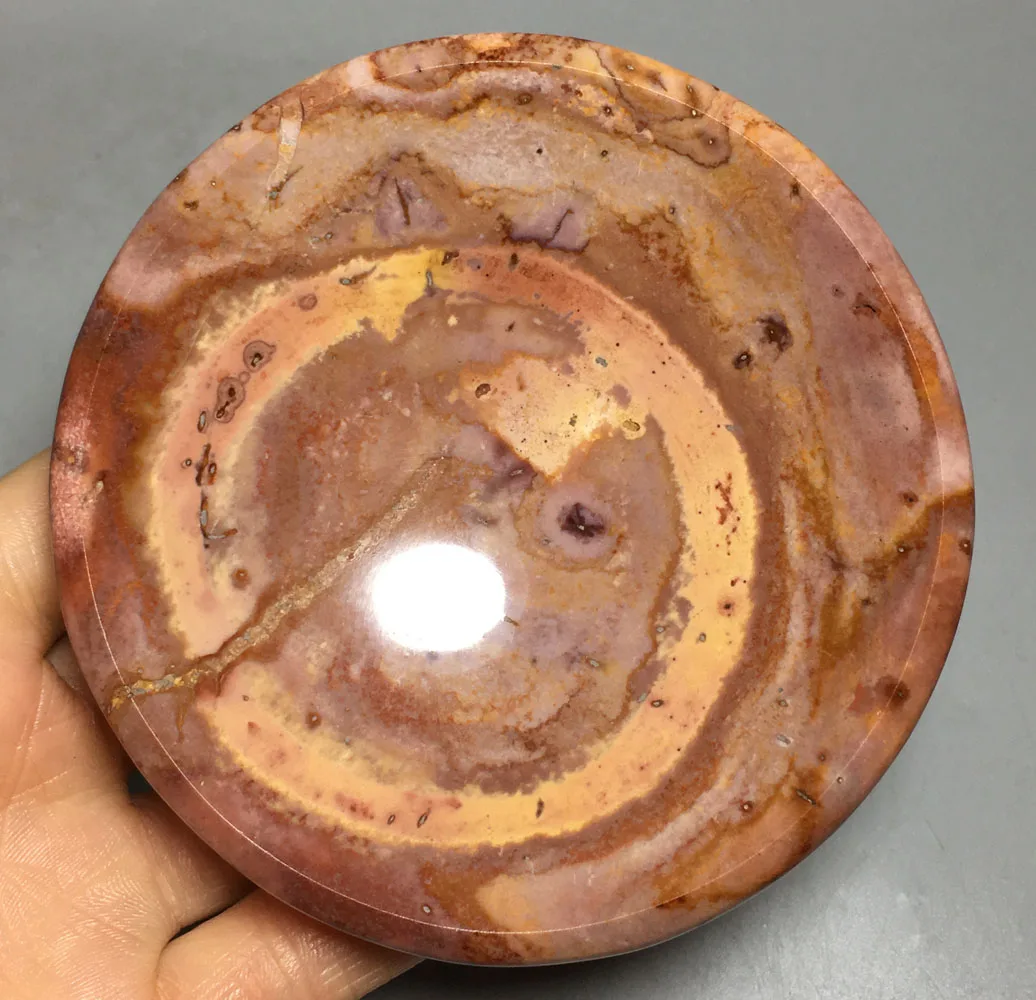 217g High quality Natural ocean quartz bowls healing ashtray crystals sale