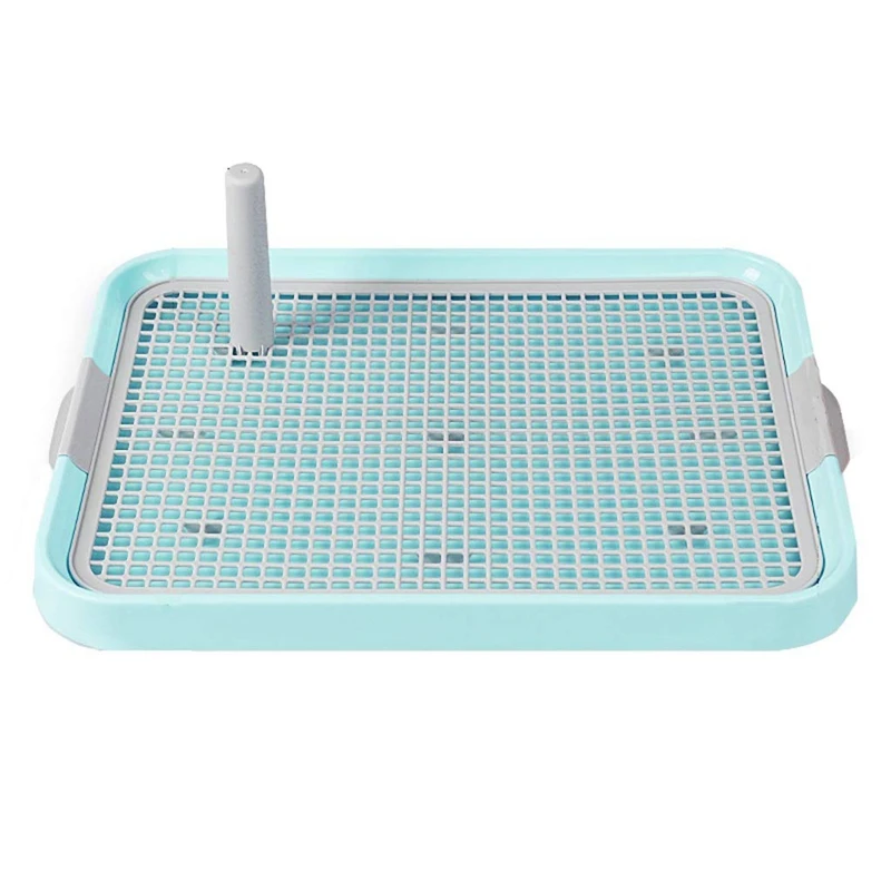 

Lattice Dog Toilet Potty Pet Toilet For Dogs Cat Puppy Litter Tray Training Toilet Easy To Clean Pet Product Blue