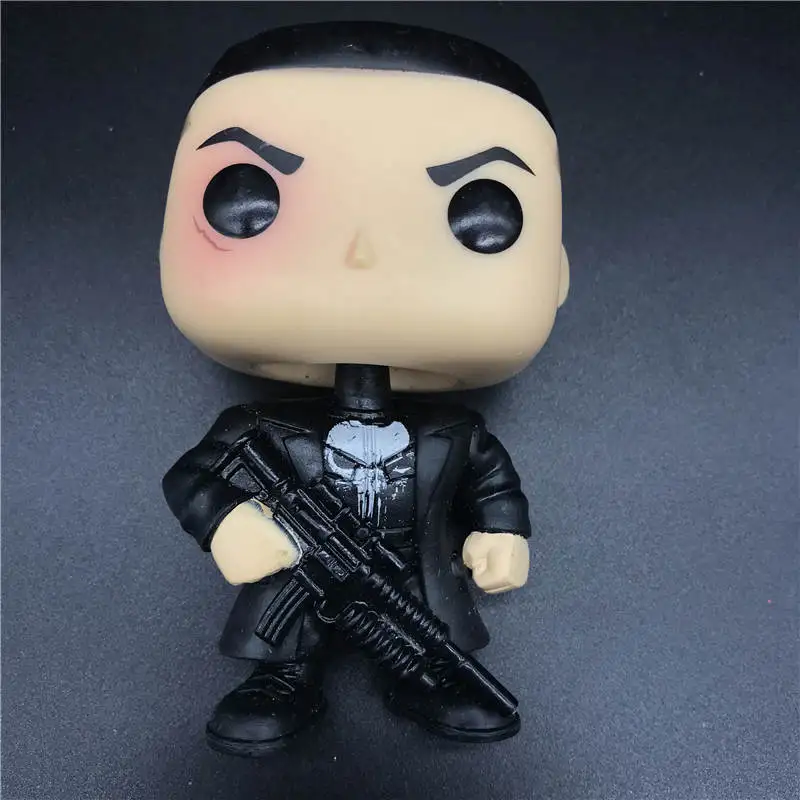 

Marvel model Daredevils-Punisher Spring head model toy Figures Action Figure Kids Toys Gift NO BOX