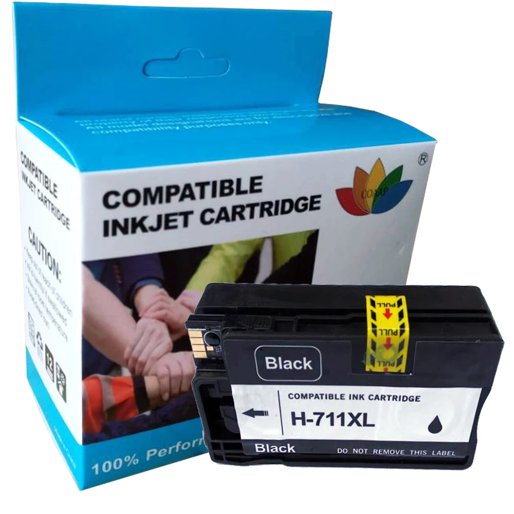 1 комплект совместимых чернил для принтера HP 711 CZ133A CZ130A CZ131A CZ132A Φ DesignJet T520 T120|ink