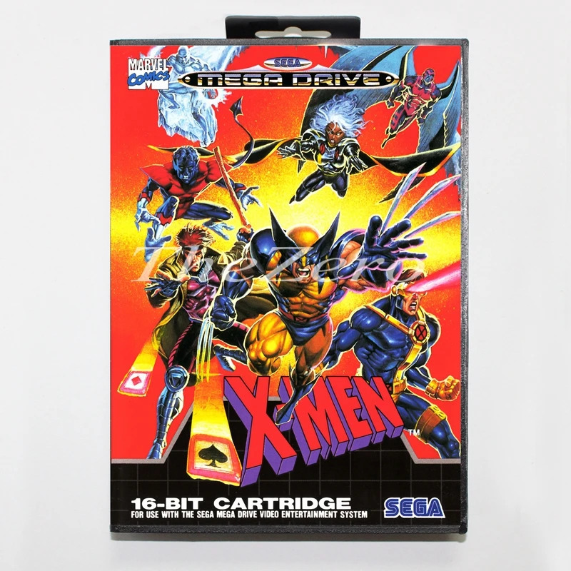 Игровая карта Xmen 16 бит MD для Sega Mega Drive/Genesis | Электроника