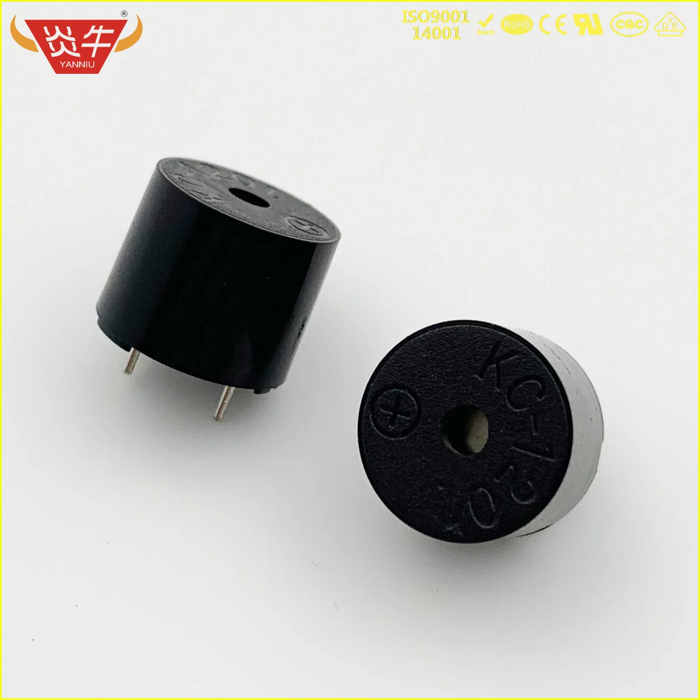 

50Pcs KC 1201 1206 12mm assive integrated buzzer electromagnetic passive integrated 42 16 euro buzzer 1.5-5V 2K 4K Hz 16R 42R