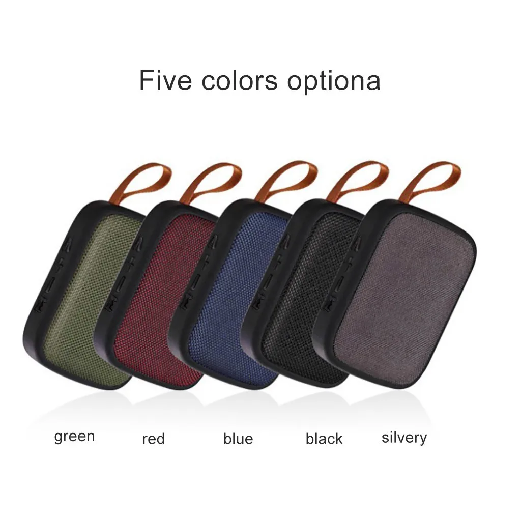 Buen valor Minialtavoz inalámbrico portátil, con Bluetooth, estéreo, tarjeta Tf, Fm, para Smartphone, tableta, reproductor Mp3, Subwoofer, disponible Lnwy3KweeQ0