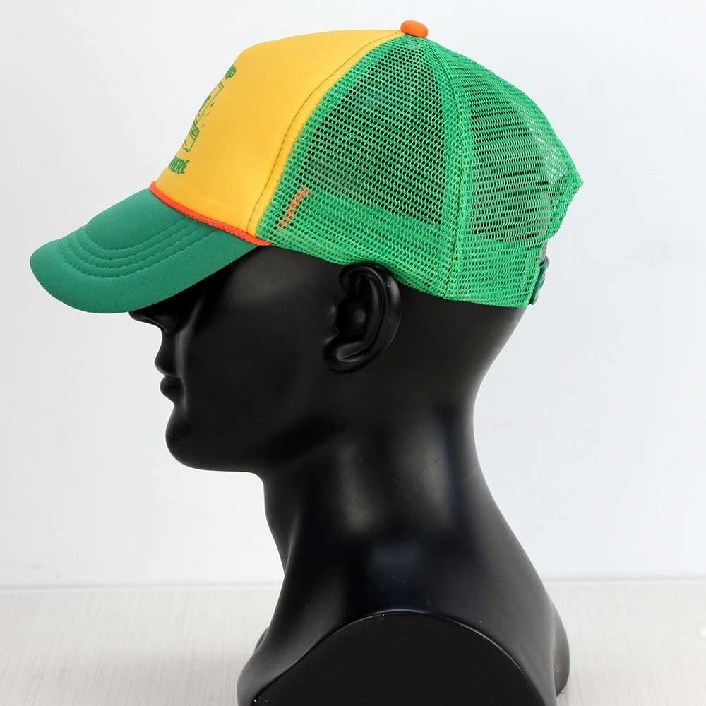 Wholesale Stranger Things 3 Dustin Hat Camp Know Where New Retro Mesh Trucker Cap stranger things costume Prop Newest (4)