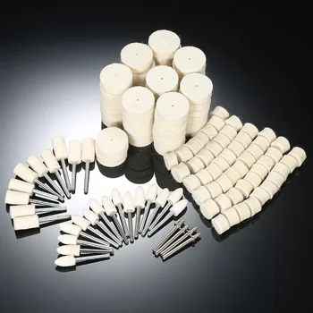 

New 129Pcs Accessories Polishing Wheel Polishing Tools Wool Felt Metal Surface Buffing Polishing Wheel for Rotary Tool