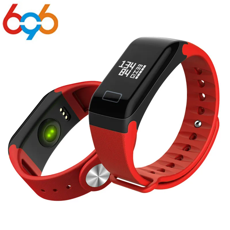 EnohpLX Fitness Tracker Wristband Heart Rate Monitor Smart Band F1 Blood Pressure With Pedometer Bracelet | Электроника