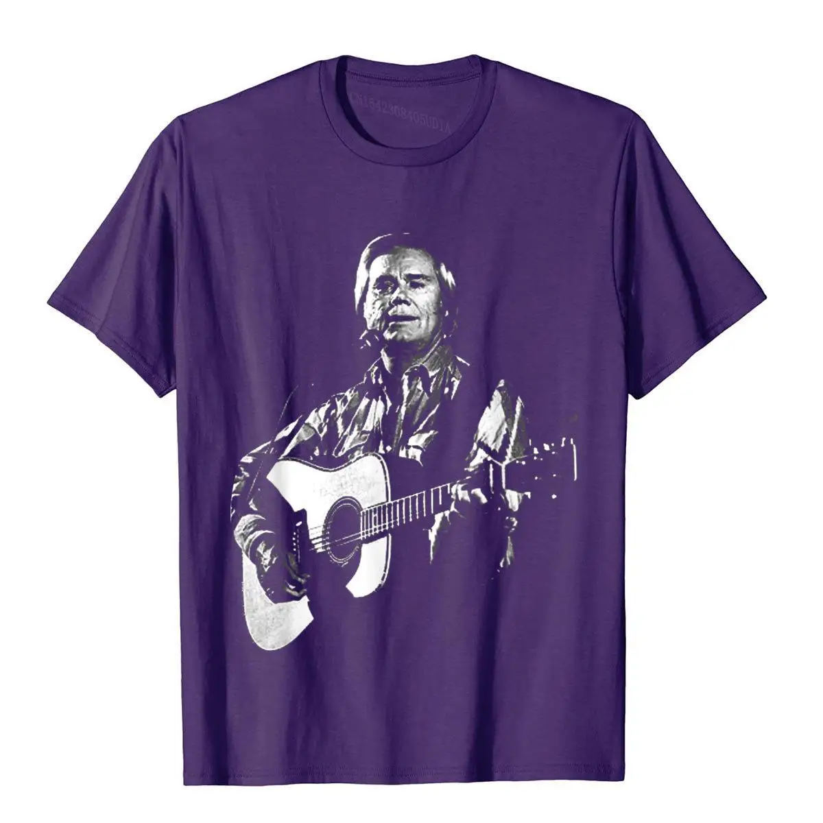 Vintage George Shirt Jones Country Music Legends Never Die T-Shirt__B11631purple