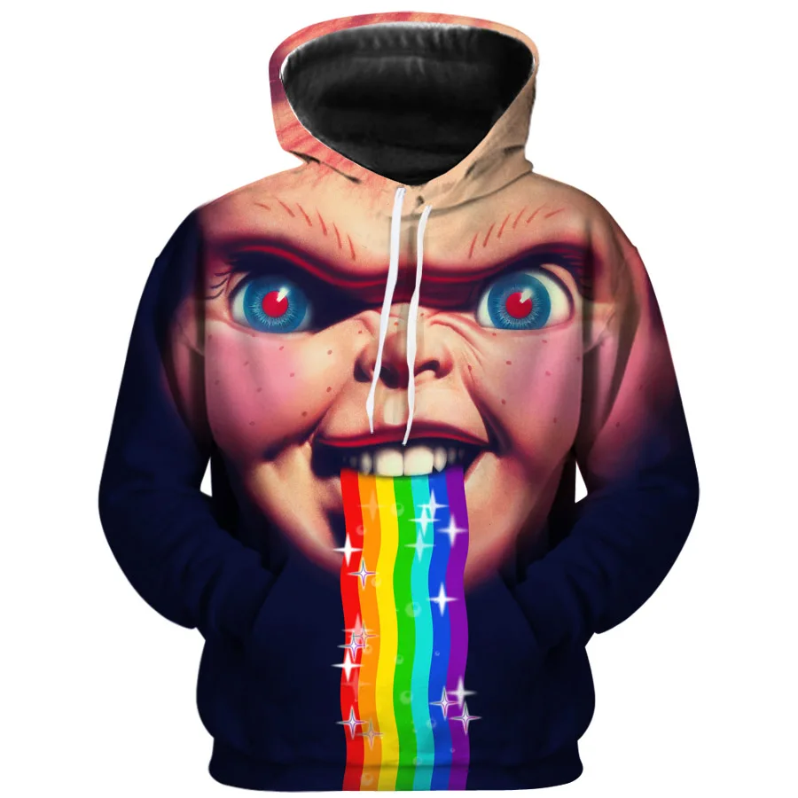 3D Print Poke mon Snorlax Sweatshirts Fashion Long sleeve Cartoon Pika chu Women Hoodies Hooded Tops | Мужская одежда