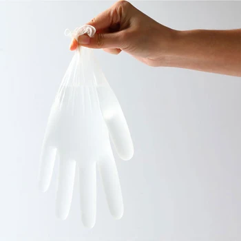 

Disposable Gloves Clear Safety Plastic Glove Latex Disposable Food Gloves Rubber Garden Nitrile Cleaning Gloves