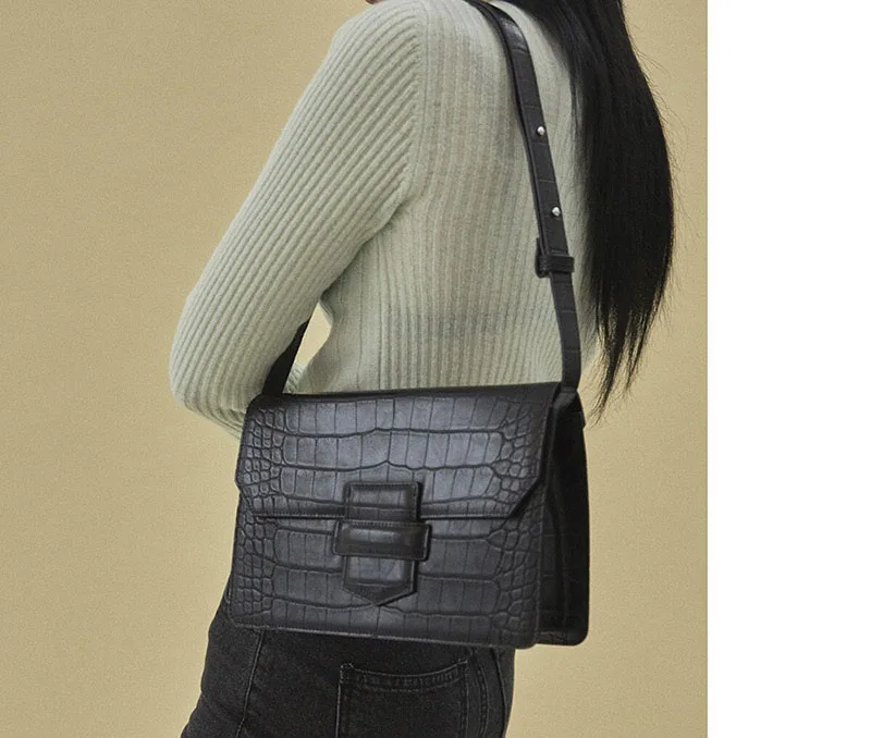 Bolsa Mujer, сумки для женщин, роскошные сумки, женские сумки, дизайнерские, крокодиловый узор, кожа, сумка через плечо, сумка-мессенджер
