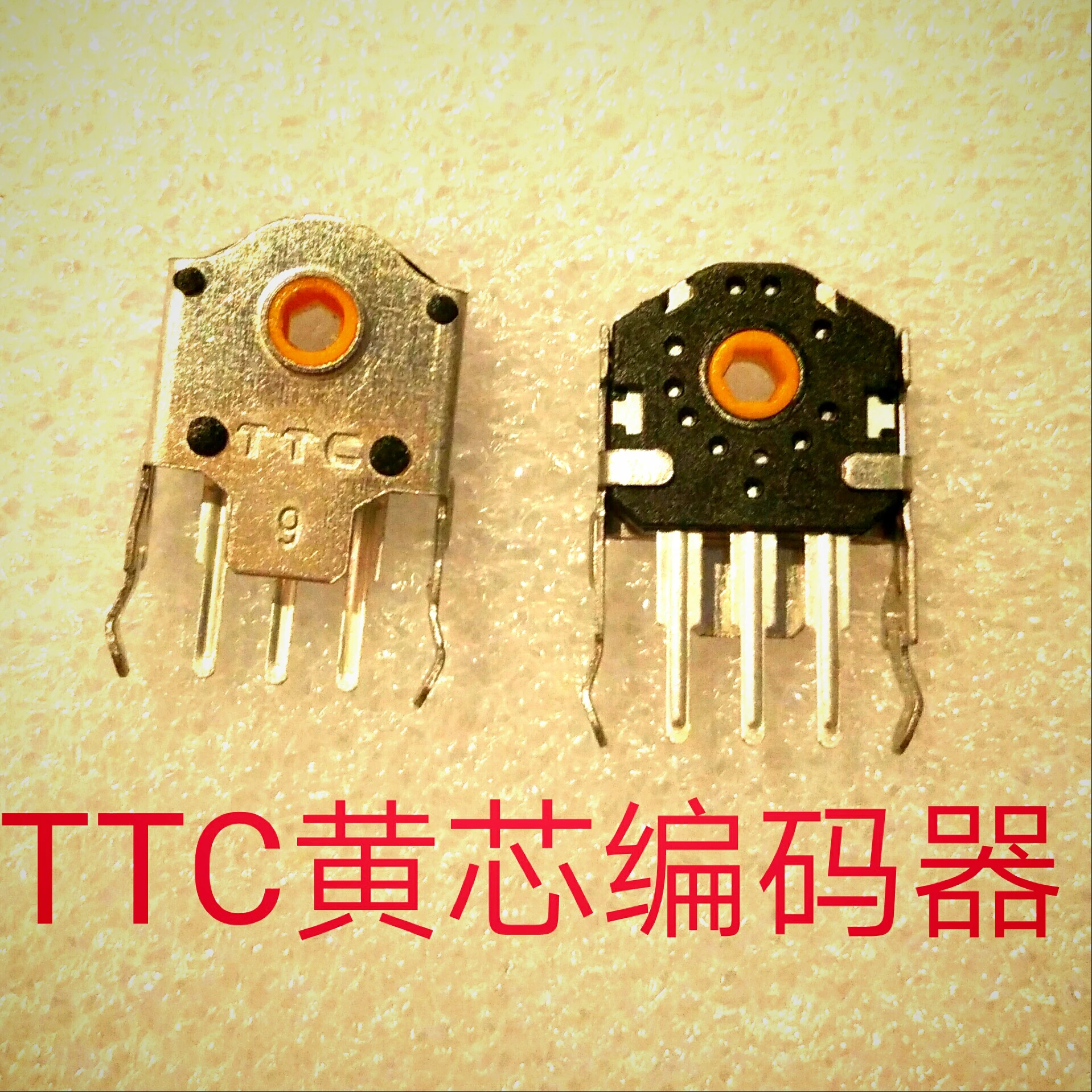 TTC Mouse Wheel Encoder Yellow Core Decoder 48 Million Life Expectancy
