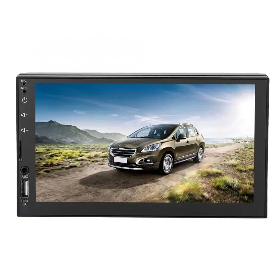 Мини mp3-плеер " двойной 2 Din автомобильный стерео MP5 плеер USB/TF/AUX/FM Bluetooth 4,0 мультимедиа для Android Bluetooth Автомобильный mp3