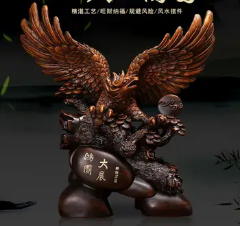 

Eagles display their wares Eagle Bird Figures StatueDapeng spreading wings copper handicraft grand plan of decoration Business