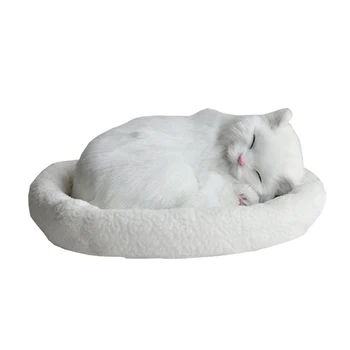 

Puppet doll puppet will breathe fake cat plush toy simulation model cute kitten and furnishings
