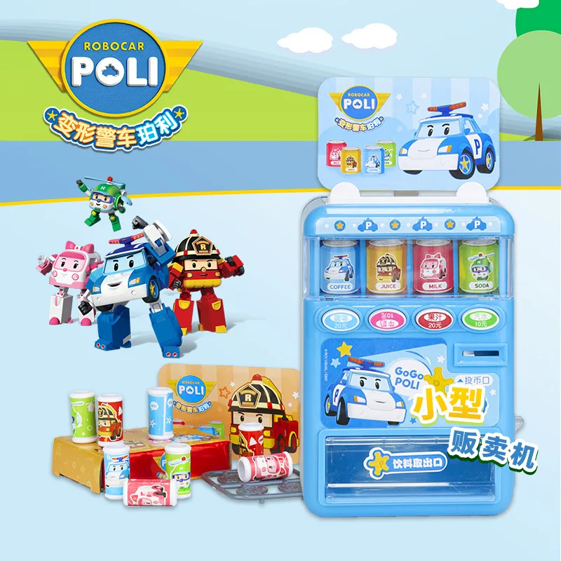 

Genuine Perley Traffic Machine Poli Beverage Trafficking Vending Machine CHILDREN'S Toy Model Play House Educational Toy