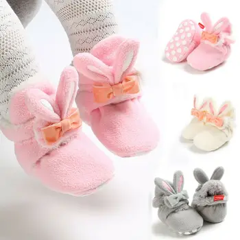

Hot Sale New Newborn Baby Boy Girls Kids Snow Boots Winter Warm Soft Sole Crib Shoes Boots