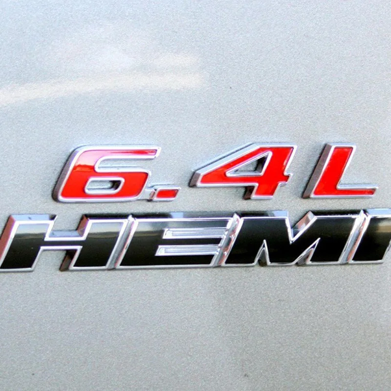 Боковые наклейки на дверь автомобиля Стайлинг для 6.4L эмблема хеми наклейка