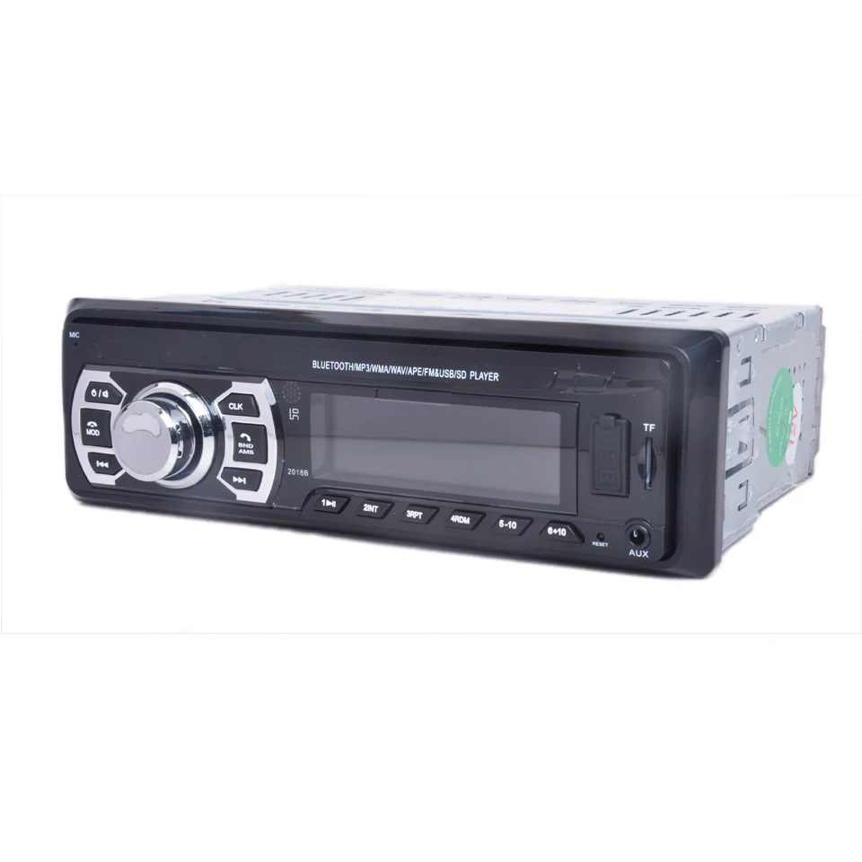 1din автомобильное радио в тире 2018B MP3 мультимедийные плееры аудио стерео 12 в Bluetooth руки бесплатно FM USB SD MMC Автомобильная электроника