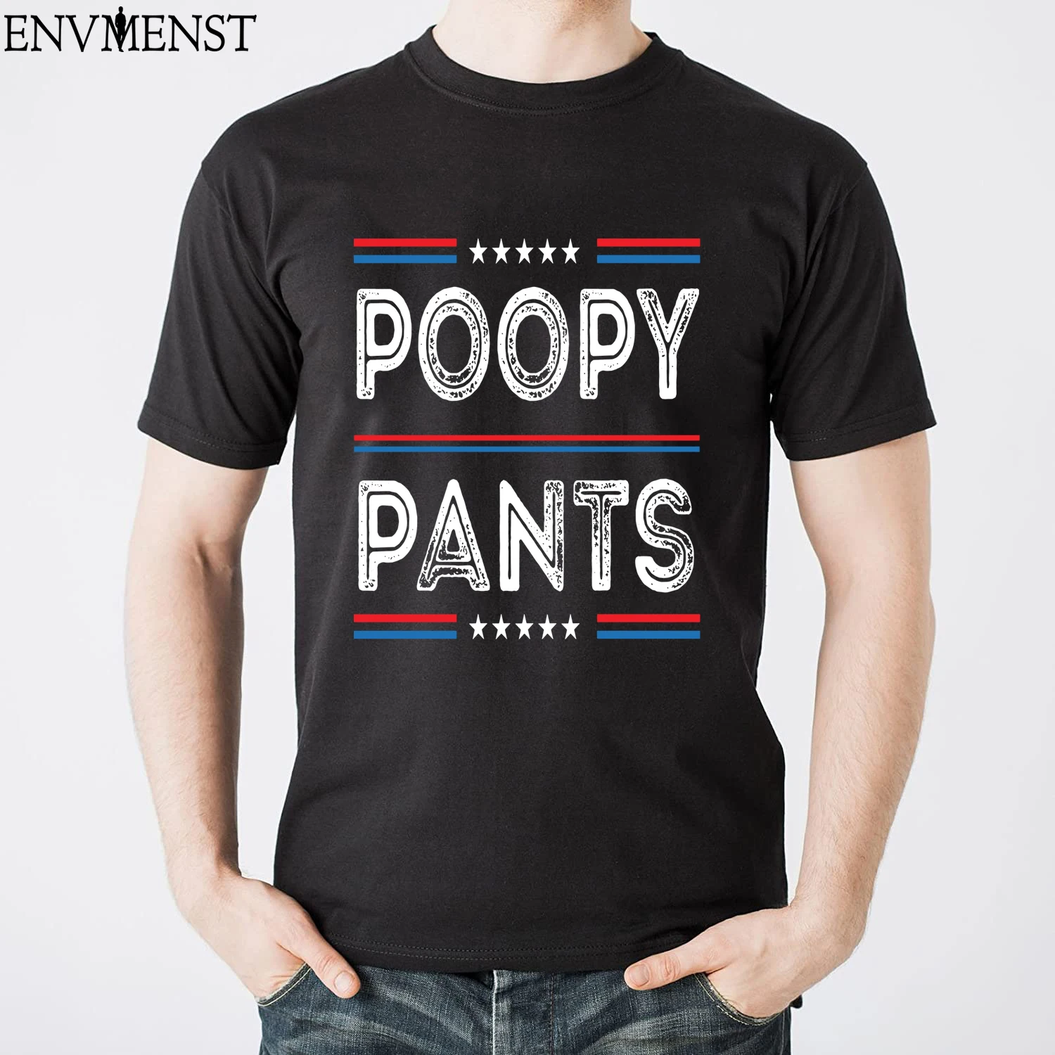 

Poopy Pants Biden Lets Go Brandon Unisex Top Men Women Funny Lets Go Brandon Vintage T Shirt Male Funny Oversized Female T-shirt