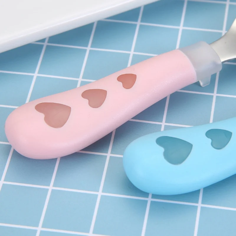 Cute Life Набор столовых приборов из нержавеющей стали для детей с ложками и вилками и чехол для путешествий набор столовых приборов для детей младшего возраста