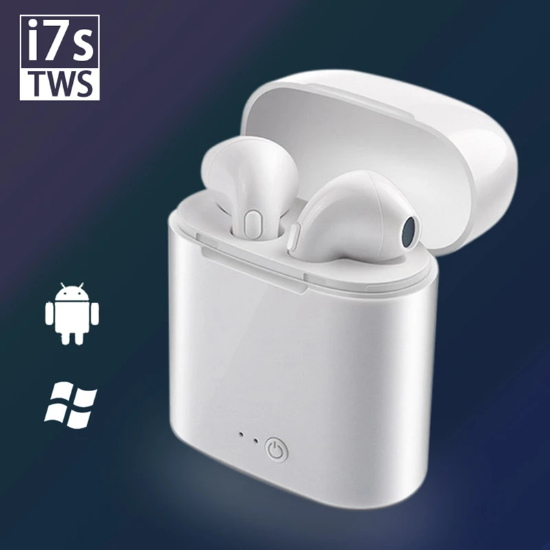 I7s TWS мини беспроводные Bluetooth наушники стерео гарнитура с зарядным боксом