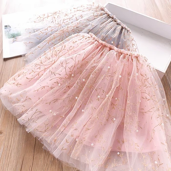 

5148 Princess Pearls Embroidery Kid Skirt Tutu Baby Girl Skirt 2020 New Summer Children Clothes Wholesale Baby Girls Clothes 5p
