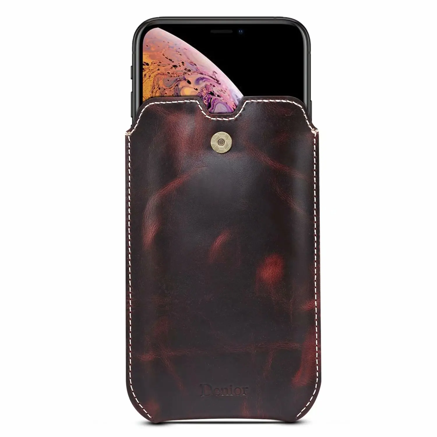 Натуральная кожа чехол для телефона для huawei Коврики 20 Pro P20 P30 lite рro 4,7 5,3 5,8 6,1 6,3 6,5 дюймов Карманный спортивная сумка-чехол с длинным рукавом