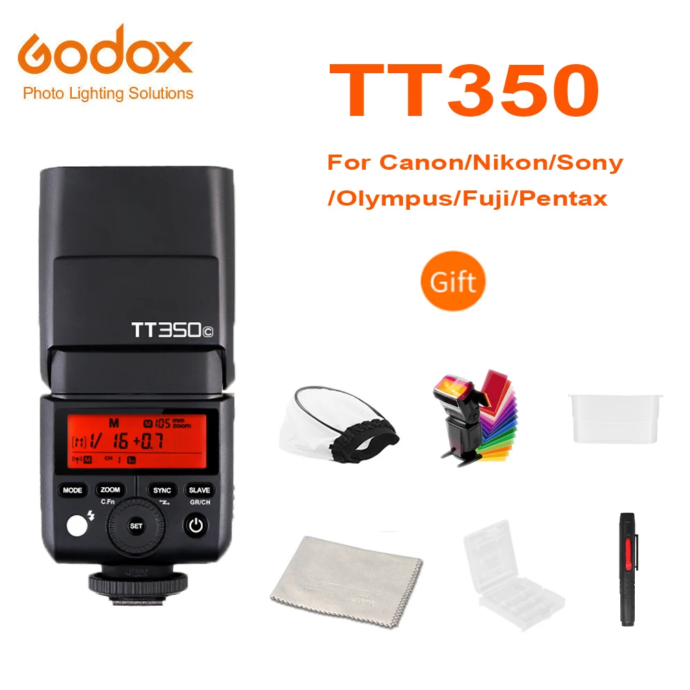 Вспышка для камеры Godox TT350|Фотовспышки| |