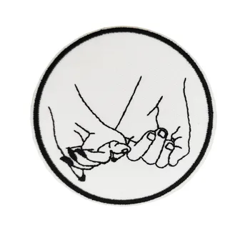 

3'' Pinky swear Embroidered Iron On Patch