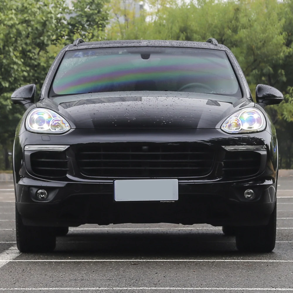 Для PORSCHE Cayenne 92A 2010- окна автомобиля солнце дождь тени козырьки щиток Shelter Защитная крышка отделка рамка наклейка аксессуары