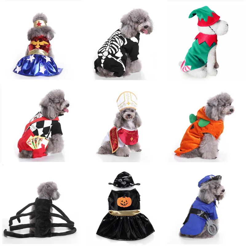 

Jormel Pet Clothes Halloween Christmas Warm Various Styles Make-up Clothes for Small and Medium Dog Pet Supplies Dog Accessories