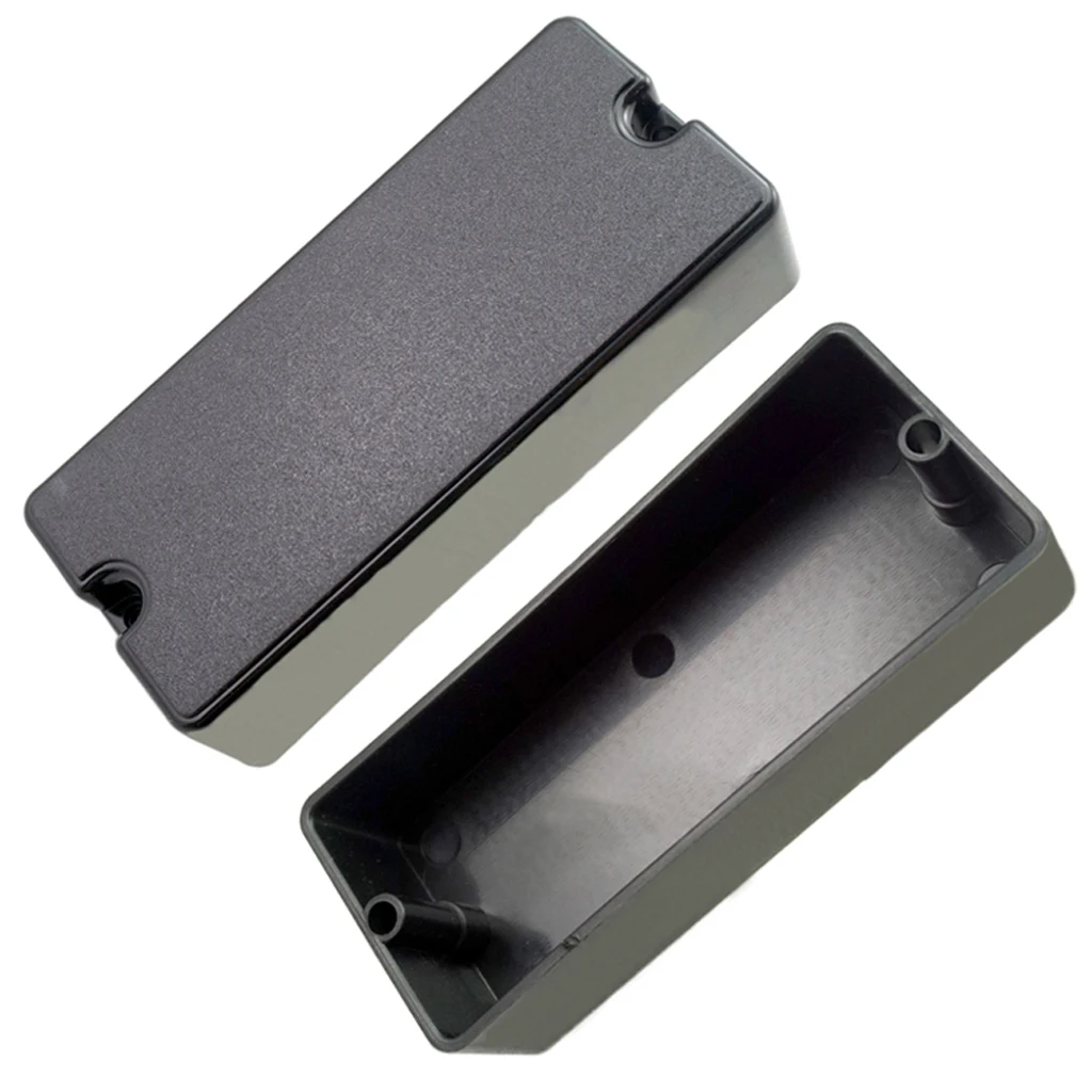 2x Plastic Sealed Pickup Cover  Protector 2 Holes For 4 String Bass