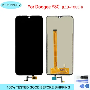 

For doogee y8c LCD Display And Touch Screen assembly Repair Parts 6.1 Inch y8 c Replacement +Tools