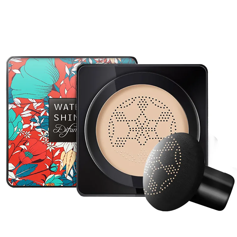 BBGlow cojín de aire para maquillaje, 1 unidad, cabeza de seta CC, corrector hidratante, esponja BB Cream, maquillaje coreano, TSLM2