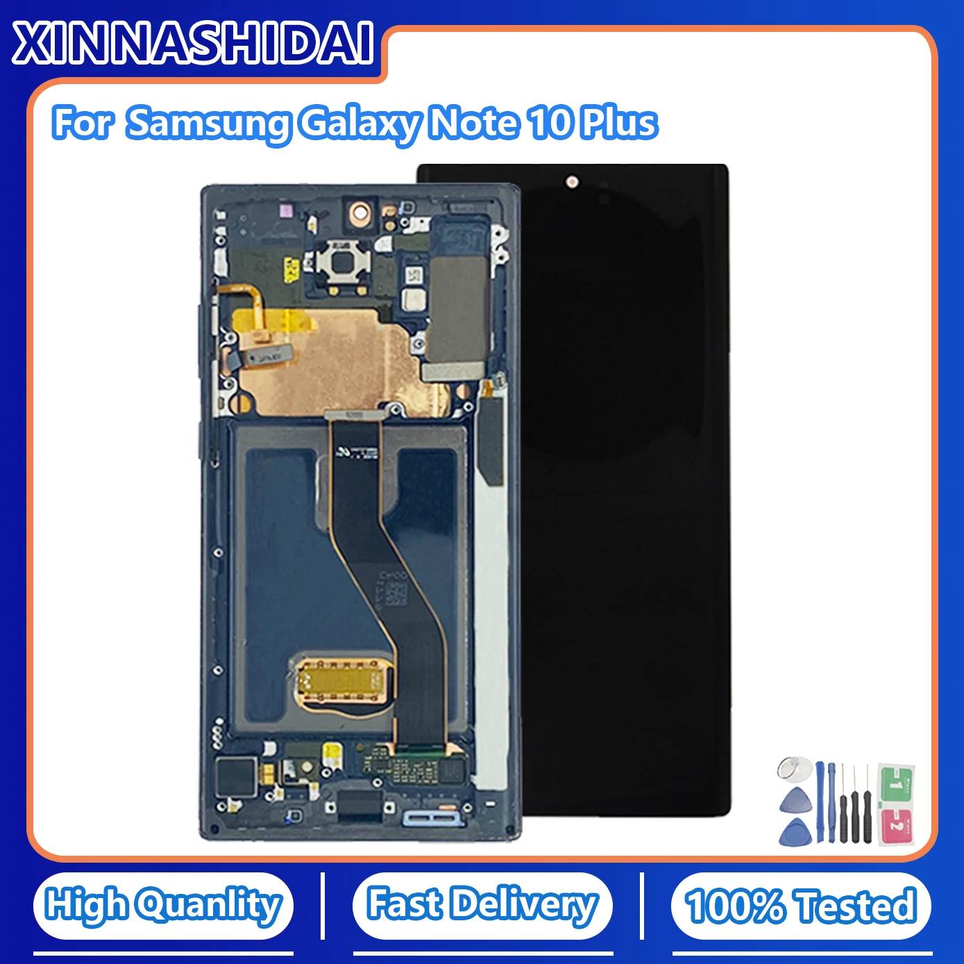 Super Amoled For Samsung Galaxy Note10+ Note 10 Plus N975F N9750 LCD Display Touch Screen N970 N970F N9700 | Мобильные телефоны и