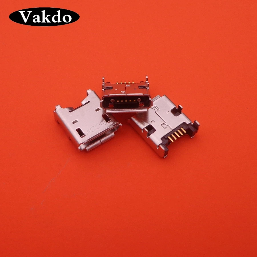 50 шт./лот запчастей для Ipad 5-pin Mini Micro usb-коннектор с портом Jack для разъема для планшетного компьютера acer Iconia Tab B1-A71 A71 B1-711 B1 711 B1-710