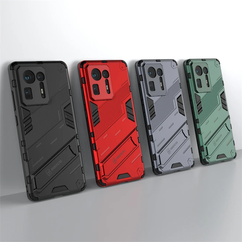 Kickstand Case For Xiaomi Mi Mix 4 Cover For Mi Mix 4 Phone Bumper Armor Back Shockproof Back Holder Cover For Mi Mix 4 Fundas