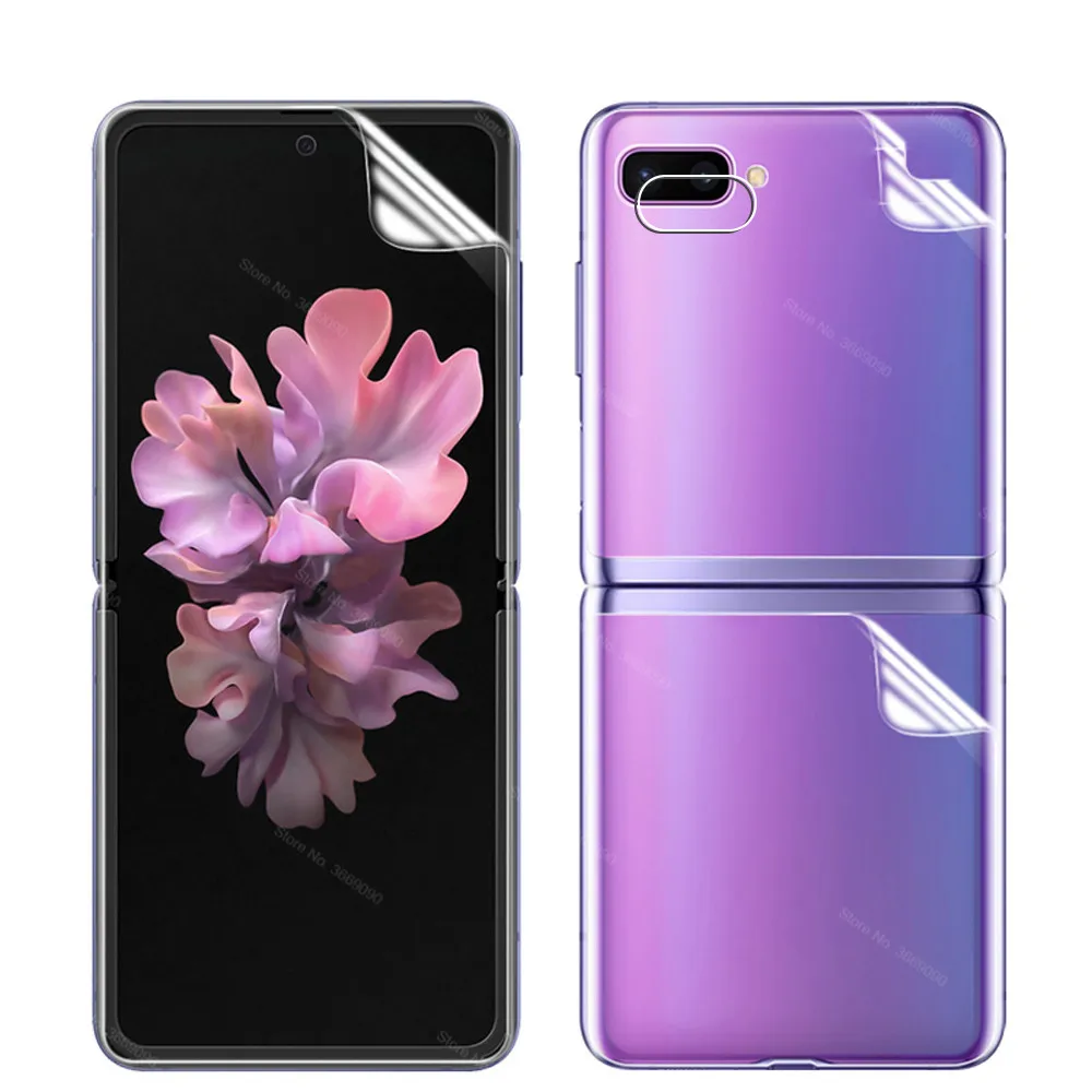 3 в 1 Гидрогелевая Защитная пленка для samsung galaxy z flip | Мобильные телефоны и