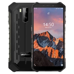 Ulefone Power X5 Pro Прочный Водонепроницаемый смартфон 4 Гб + 64 Гб Octa Core Android 10,0 сотового телефона NFC 4 аппарат не привязан к оператору сотовой связи мо...